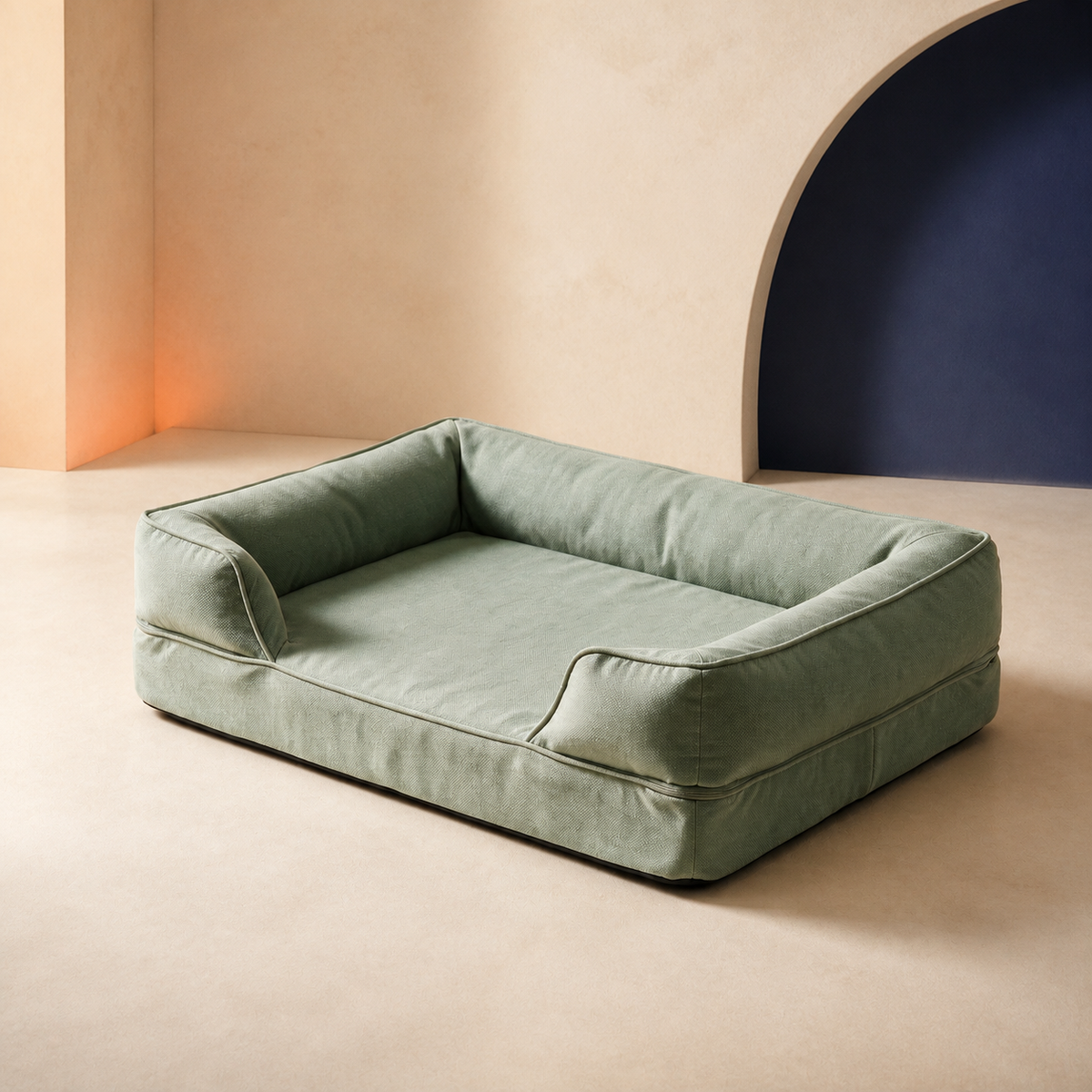 CloudNest Bolster Dog Bed — product image 02