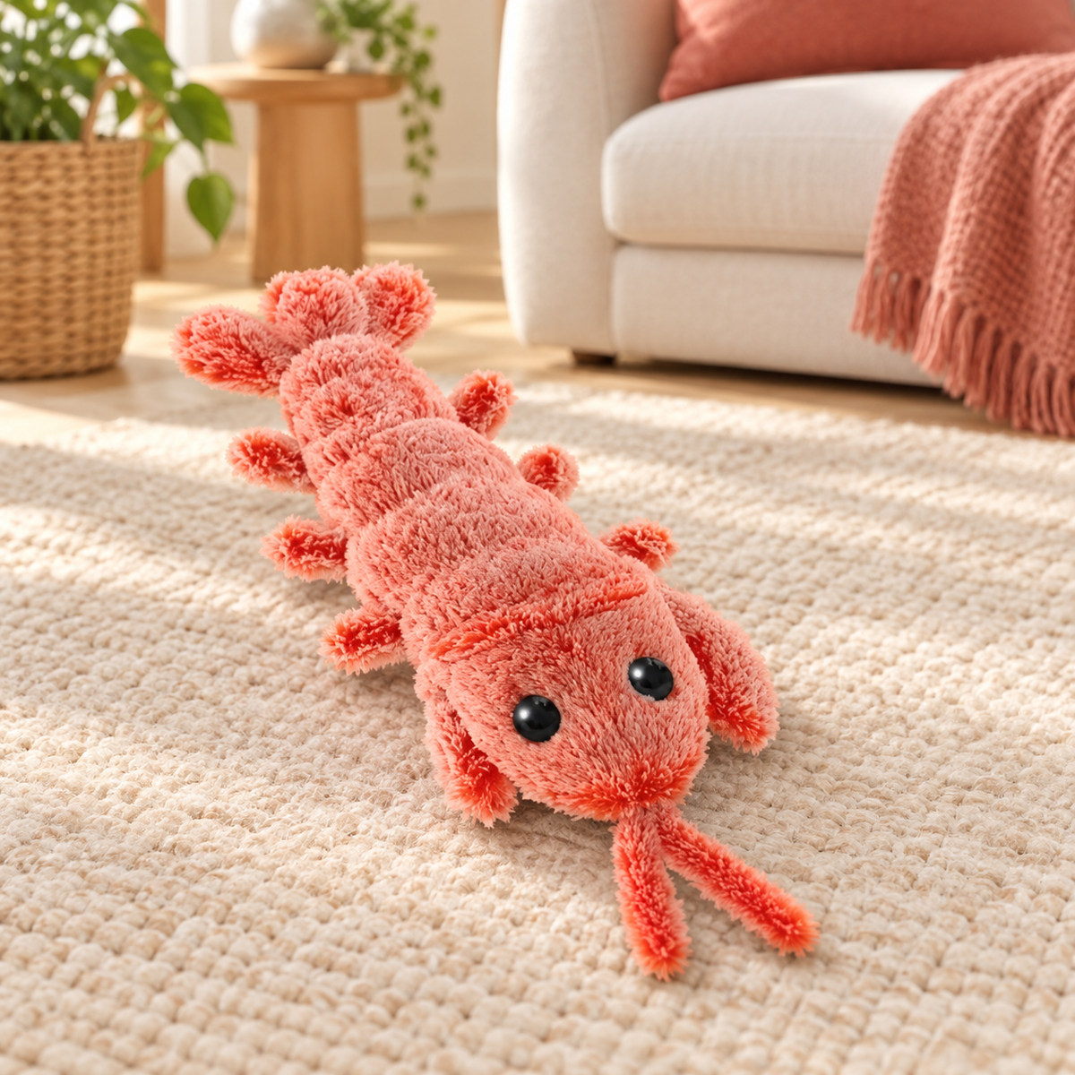 Floppy Lobster Dog Toy