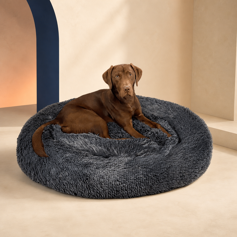 Plush Donut Dog Bed — product image 01