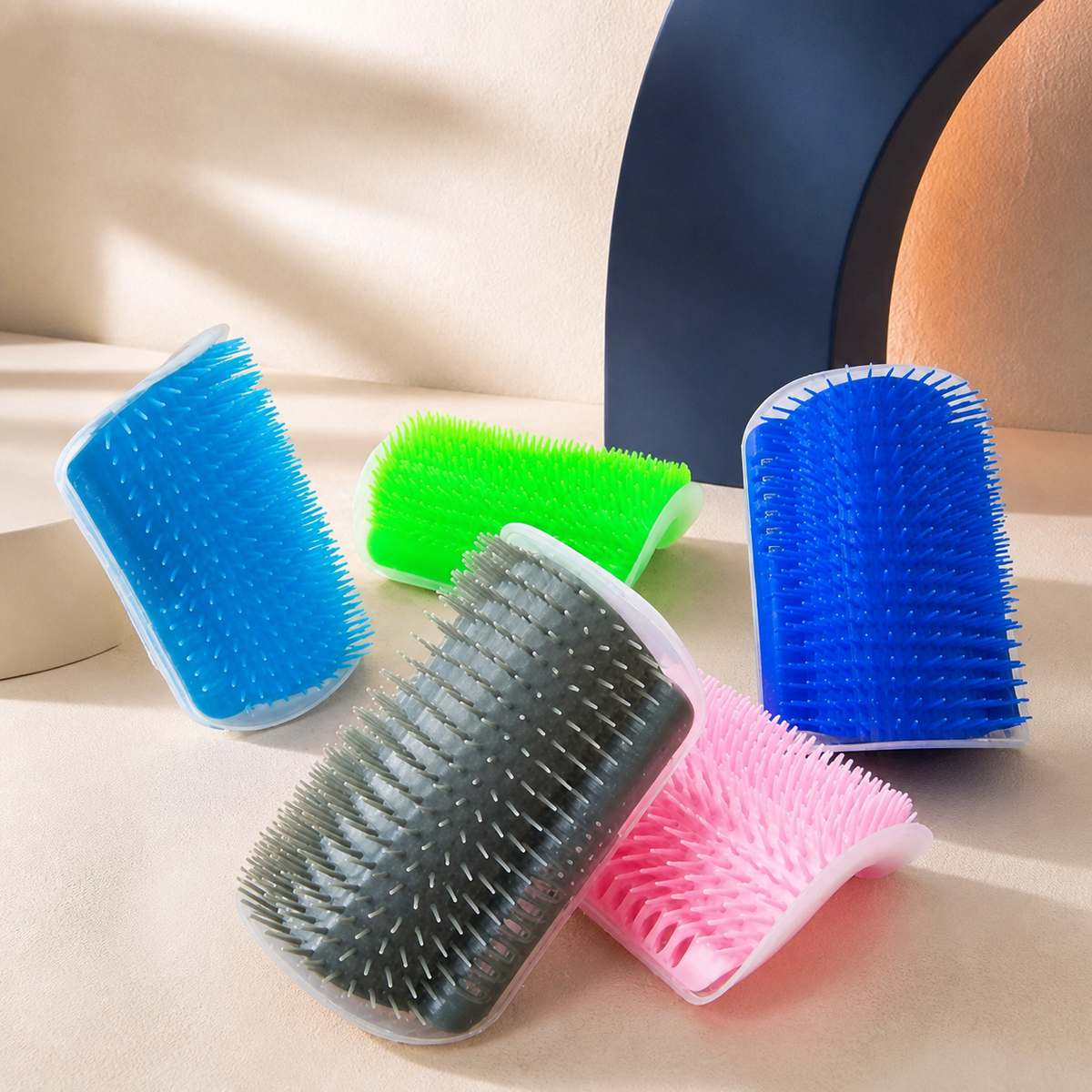 Wall-Mounted Cat Grooming Brush — product image 10