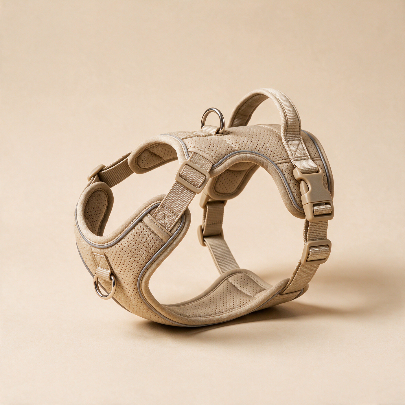 TrailEase Adjustable Dog Harness in Sandstone