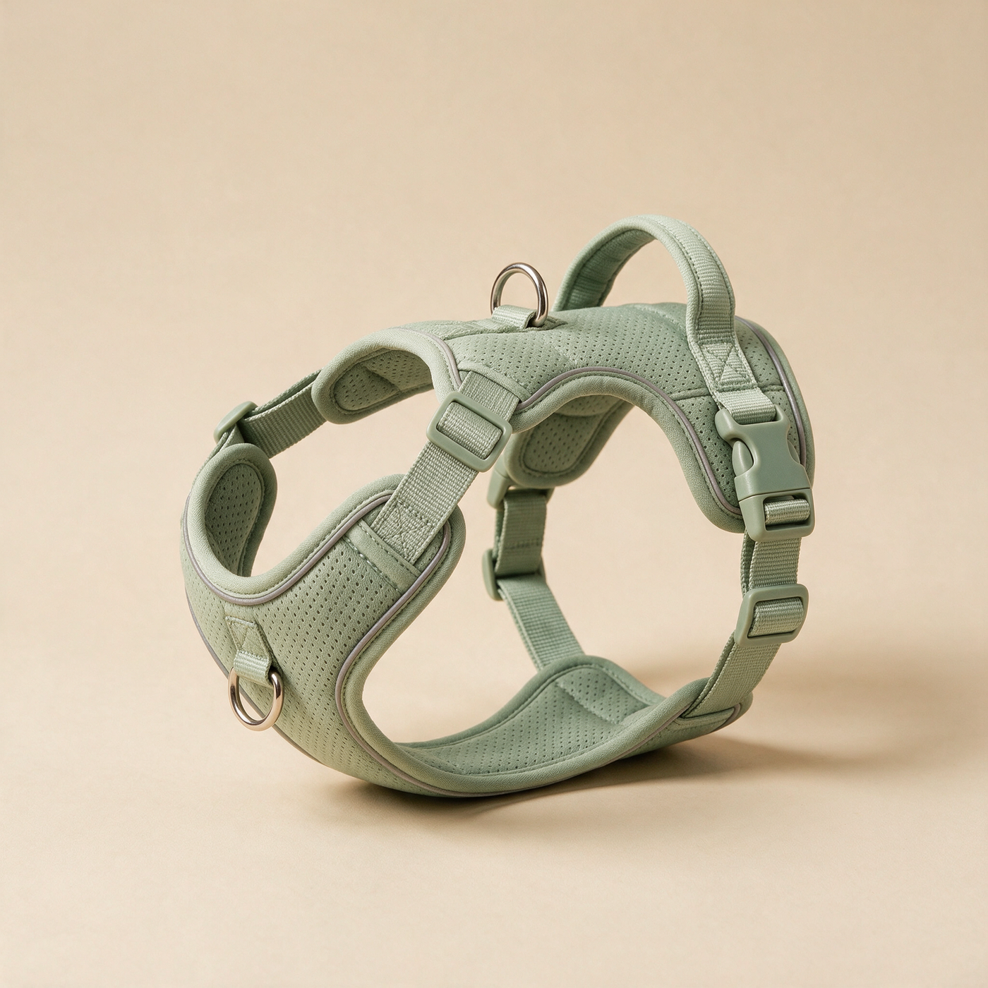 TrailEase Adjustable Dog Harness in Soft Sage